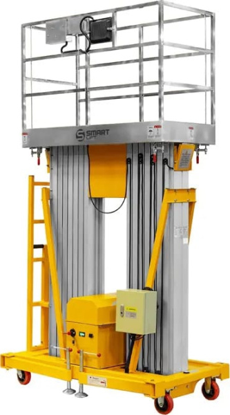 Подъемник мачтовый несамоходный GTWY 12-200S (AC&DC; 200 кг; 12 м) SMARTLIFT