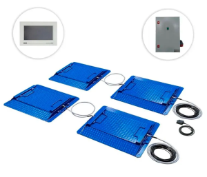 Весы автомобильные подкладные ИСТОК-40-4П/20 кг (до 20 тонн/ось; 4 платф. 0,75 х 0,55 м), МВ110 (шкаф)