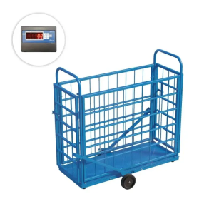 Весы животноводческие ЭЛЬТОН(Ск) -1,5 т (2000 х 1000 мм), А-12Е/Титан12, с откидными колесами