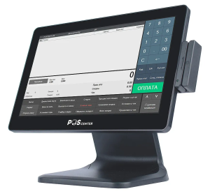Сенсорный моноблок POScenter Atlas-2 (15.6", PCAP, N5095, RAM 8Gb, SSD 128Gb, MSR, V1) без ОС