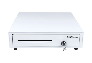 Денежный ящик PОScenter 16EM 410x415x100 механический, PUSH, белый