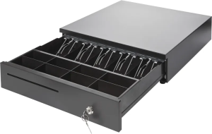 Денежный ящик PayTor HT-410P, Черный, Переходник, Штрих