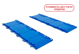 Весы автомобильные подкладные 2.0 ИСТОК-40-6П/20 кг (до 15 тонн/ось; 6 вес. платф.+ выравнивающие)