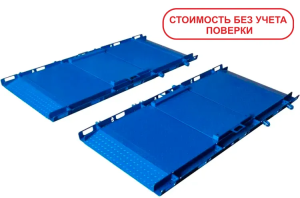 Весы автомобильные подкладные 2.0 ИСТОК-20-2П/10 кг (до 20 тонн/ось; 2 вес. платф. + выравнивающие)