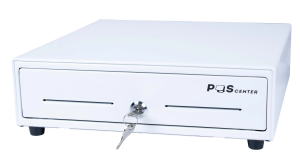 Денежный ящик POScenter 13EМ 330x335x90, механический, PUSH, белый
