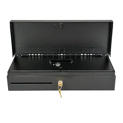 Денежный ящик POScenter 460KM LUX 460x170x103, распайка для "ШТРИХ-М", черный