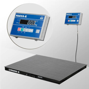 Весы платформенные моноблочные МАССА-К 4D-PM-12/10-3000-AВ (1200х1000)