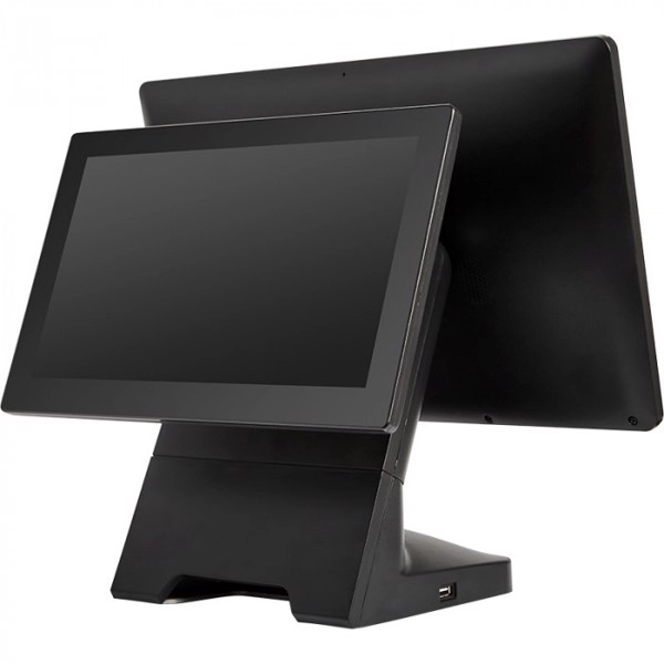 Второй монитор 11,6" для сенсорных терминалов PayTor Jay с кронштейном в комплекте, черный