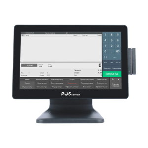Сенсорный моноблок POScenter Atlas Pro (15.6", FHD, PCAP, N97, RAM8Gb, SSD128Gb, MSR, V1) без ОС