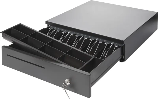 Денежный ящик PayTor HT-410P, Черный, Переходник, Штрих