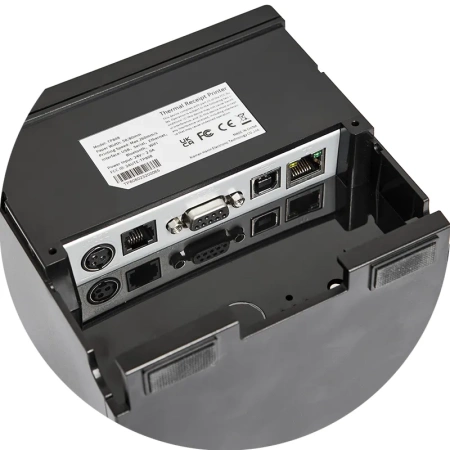 Чековый принтер iDPRT TP808, USB/RS-232/Ethernet, Черный