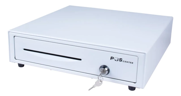 Денежный ящик POScenter 16E 410x415x100 распайка для "Epson/АТОЛ, без датчика открытой крышки", белый