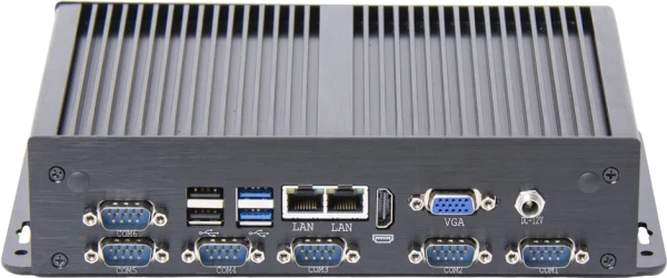 POS-компьютер POSCenter BOX PC 4 (J1900, 4Gb/120, bp, VGA, HDMI, 6*RS, 8*USB) fanless, без ОС