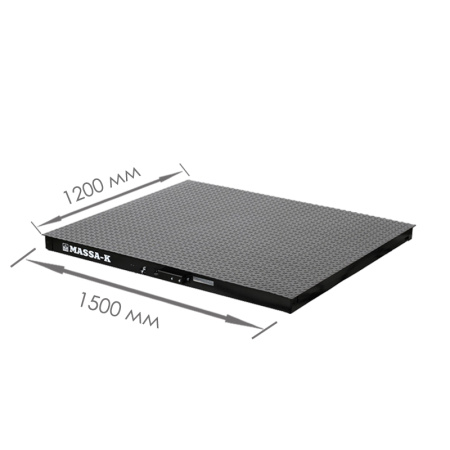 Весы платформенные моноблочные МАССА-К 4D-PM-15/12-1500-RL (1500х1000)