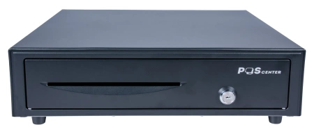 Денежный ящик PОScenter 16EM 410x415x100 механический, PUSH, черный