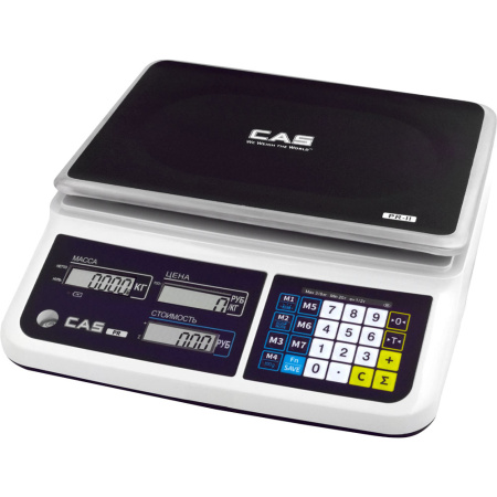 Весы торговые электронные CAS PR-30B (LCD, II) (235х330)