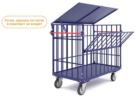 Контейнер трубчатый КТМ 6 (800х1200х920мм) без крышки, без колёс