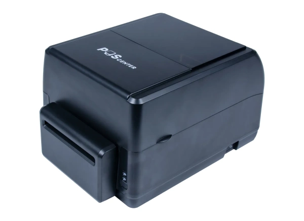 Принтер этикеток POScenter TT-300 USE (термотрансферный; 300dpi; ширина ленты в диапазоне 1" - 4", USB+Serial+Ethernet) черный с отрезчиком (ресурс 500 000 отрезов)