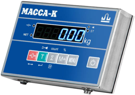 Весы платформенные моноблочные МАССА-К 4D-PМ-12/12-1500-АВ (1200х1200)