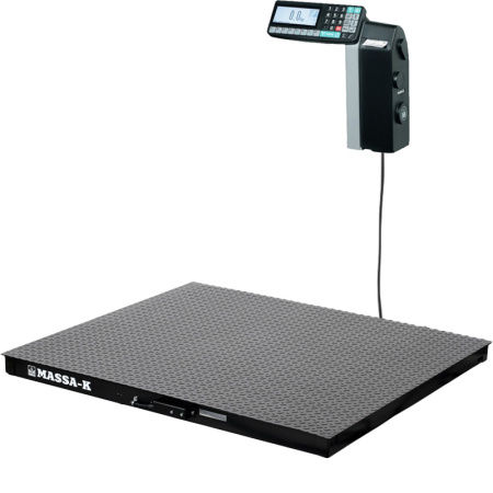 Весы платформенные с печатью этикеток МАССА-К 4D-PM-12/12-1000-RL (1200х1200)