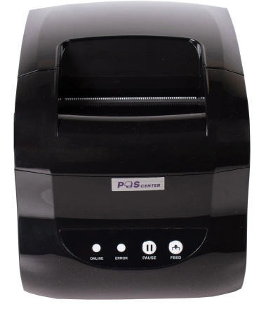 Принтер этикеток и чеков POScenter PC-365 (прямая термопечать, 3", USB) черный