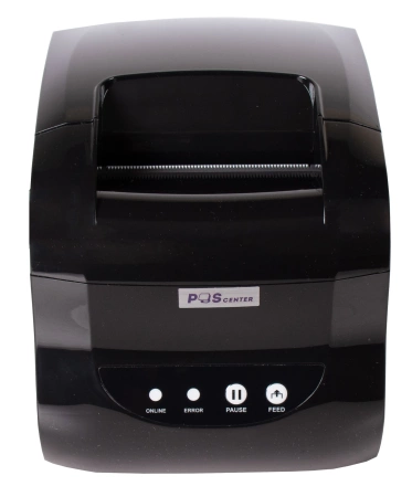 Принтер этикеток и чеков POScenter PC-365W (прямая термопечать, 3", USB+WIFI) черный