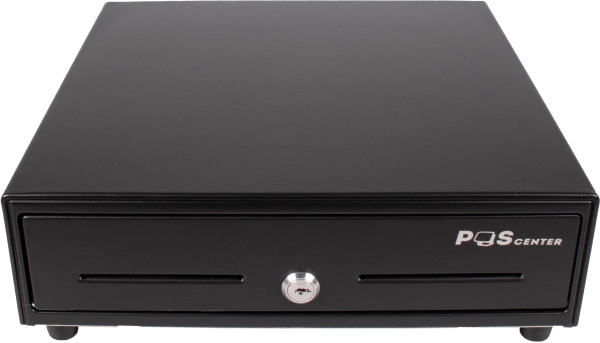 Денежный ящик POScenter 13E 330x335x90 распайка для "Epson/АТОЛ, без датчика открытой крышки", черный