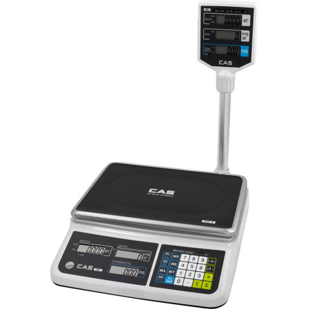 Весы торговые электронные CAS PR-15P (LCD, II) (330х235)
