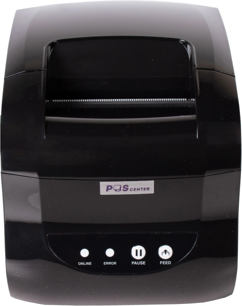 Принтер этикеток POScenter PC-365 (прямая термопечать, 3", USB) черный