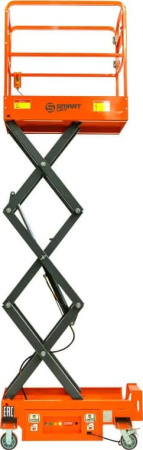 Подъемник ножничный несамоходный SJY-0.3-3.9 (220В; 300 кг; 3,9 м) SMARTLIFT